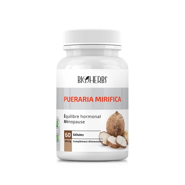 Bioherbs PUERARIA MIRIFICA, Boite de 60 gélules