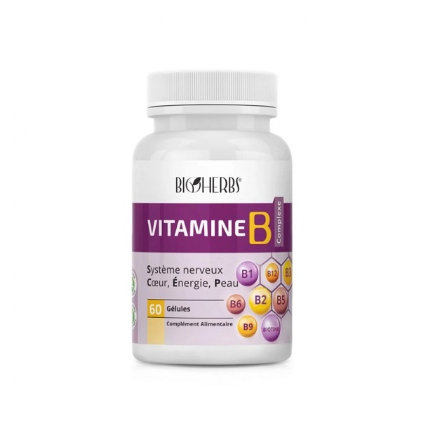 Bioherbs Vitamine B Complexe, Boite de 60 gélules