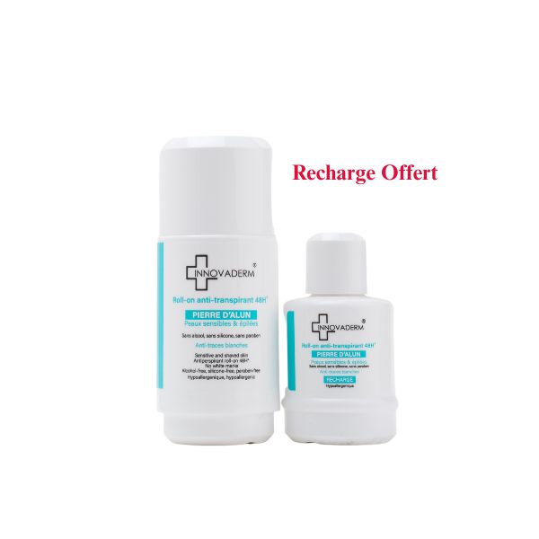 INNOVADERM ROLL ON ANTI-TRANSPIRANT + RECHARGE OFFERT