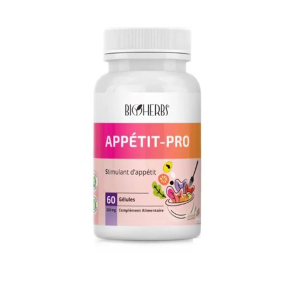 BIOHERBS Appétit Pro ,60 Gélules, BOITE 30 gélules