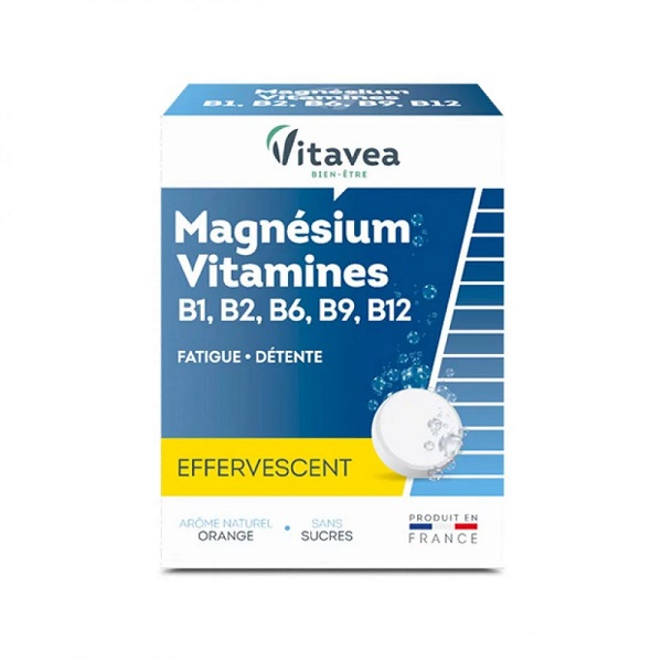 VITAVEA Magnésium + vitamines B1, B2, B6, B9, B12