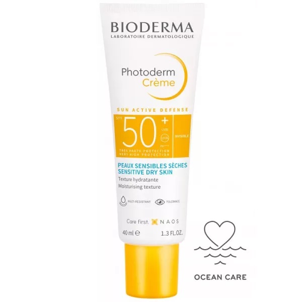 Bioderma PHOTODERM Crème Invisible SPF50+ 40ml - Peaux Sensibles Normales à Sèches