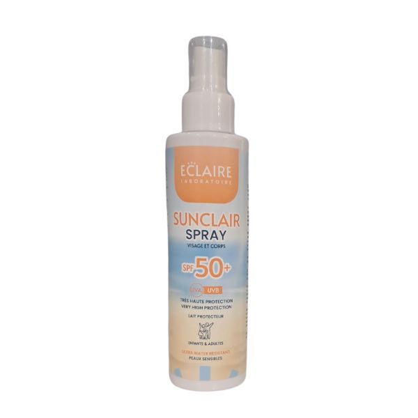 SunClair Écran Solaire Visage et corps Spf 50+ Enfant et adulte, 150ML