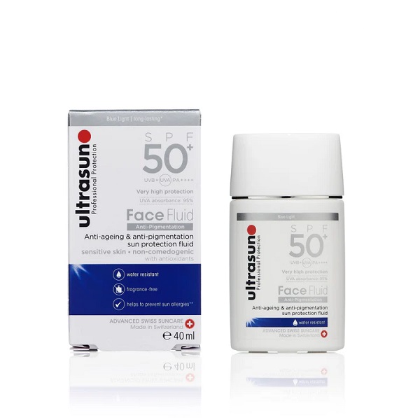 ULTRASUN FACE FLUID ANTI PIGMENTATION SPF50+ 40ML
