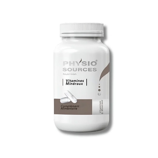 PHYSIO SOURCE - VITAMINES ET MINERAUX 60 GELULES