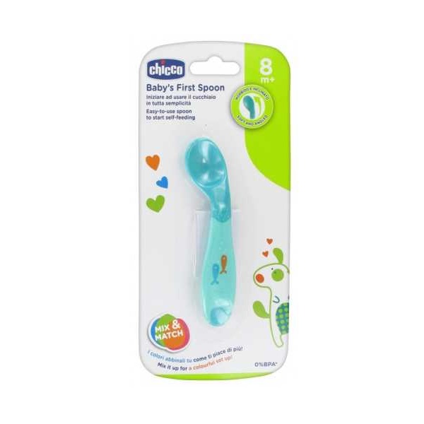 CHICCO Ma Premiere Cuillere 8M+ - BLeu