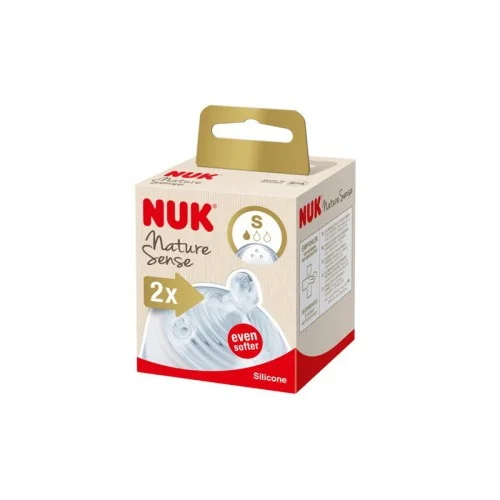 NUK 2 TETINES NATURE SENS 0-6M