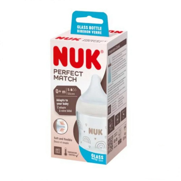 NUK PERFECT MATCH BIBERON VERRE S 120ML