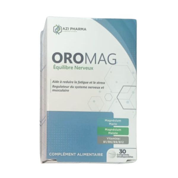 AZI PHARMA OROMAG 30 MAGNESIUM , B1,B6,B9,B12