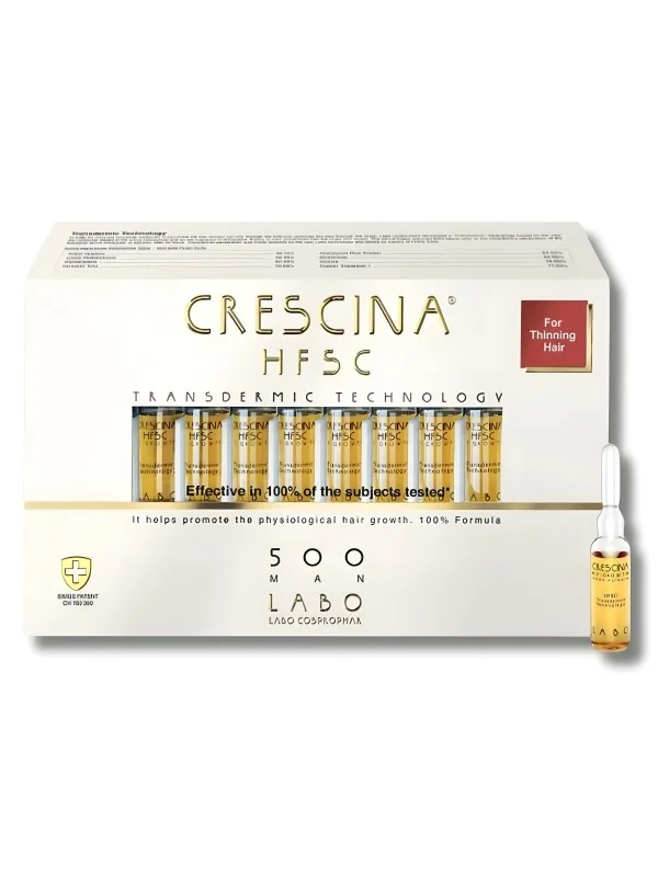 CRESCINA HFSC 500 HOMME 20 AMPOULES