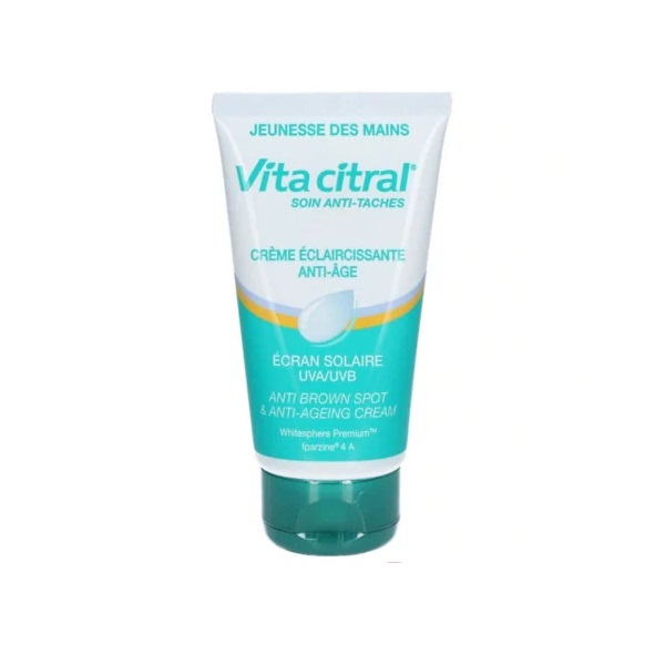 VITA CITRAL CREME MAINS ANTI AGE ECLAIRCISSANTE AVEC SPF, 75ML