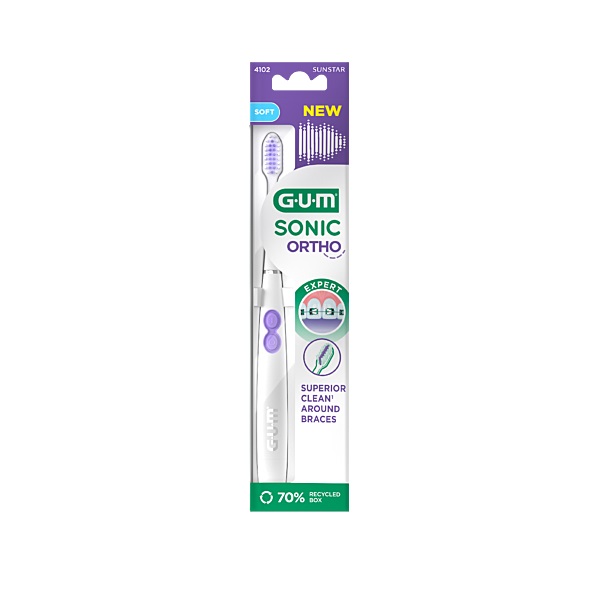Gum Brosse à Dents Sonic Ortho Souple 4201