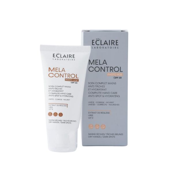 ECLAIRE MELA CONTROL CREME MAIN SPF20 ANTI AGE ANTI TACHE 50ML