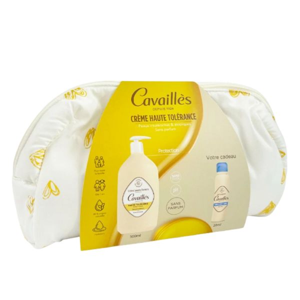 1 ROGE CAVAILLES TROUSSE CREME LAVANTE 500ML + DEO ABSORB+ 20ML OFFERT