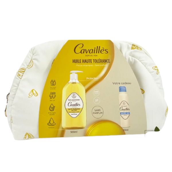 1 ROGE CAVAILLES TROUSSE HUILE LAVANTE DERMO 500ML + DEO ABSORB+ 20ML OFFERT