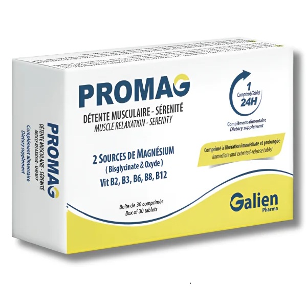 GALIEN PHARMA - PROMAG 30 COMPRIMES