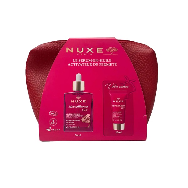 1 NUXE TROUSSE Merveillance Lift Le Serum en Huile Activateur de Fermete + NUXE Merveillance Lift Crème Lift (15 ml) (OFFERTE)
