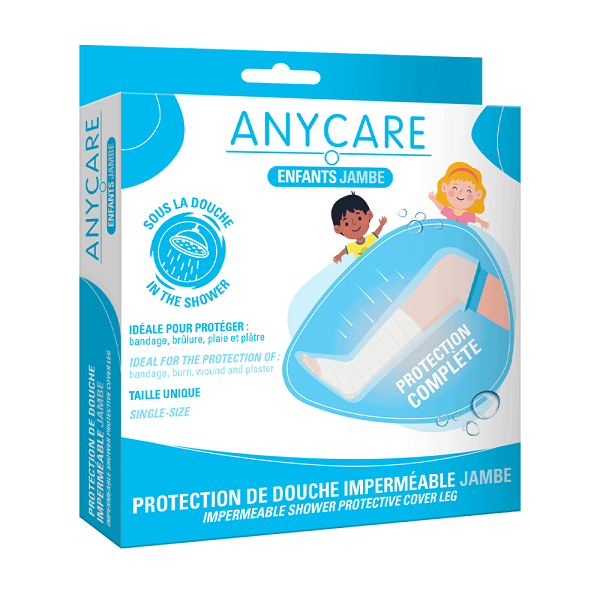 Protection de Douche Imperméable Enfants Jambe - Anycare