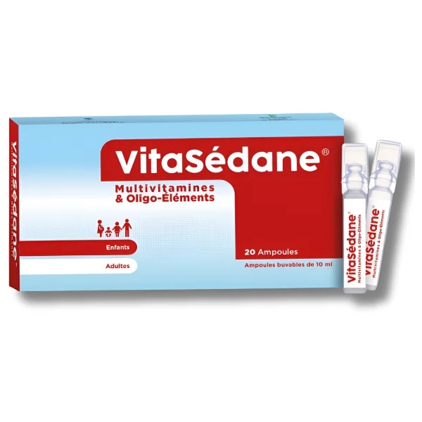VITASEDANE MULTIVITAMINE 20 AMPOULES