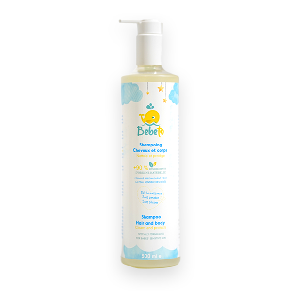 BEBETO - SHAMPOOING CHEVEUX ET CORPS 500ML