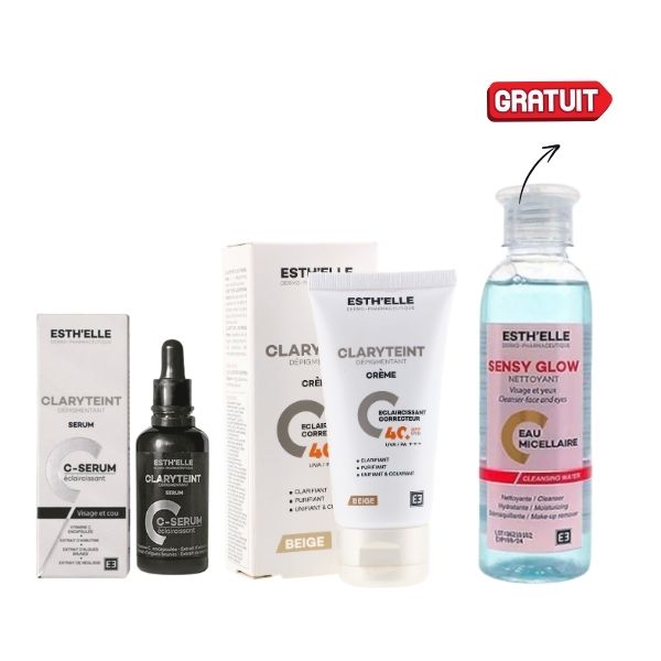 1 PACK ESTHELLE CLARYTEINT (SERUM + ECRNA CLARYTEINT + MOUSSE NETTOYANT 150ML OFFERT) (Copie)