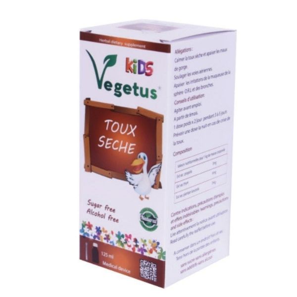 VEGETUS TOUX SECHE ENFANT ET ADULTE 125ML