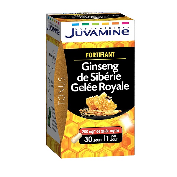 JUVAMINE GINSENG GELEE ROYALE REVITALISANT 30 GELULES