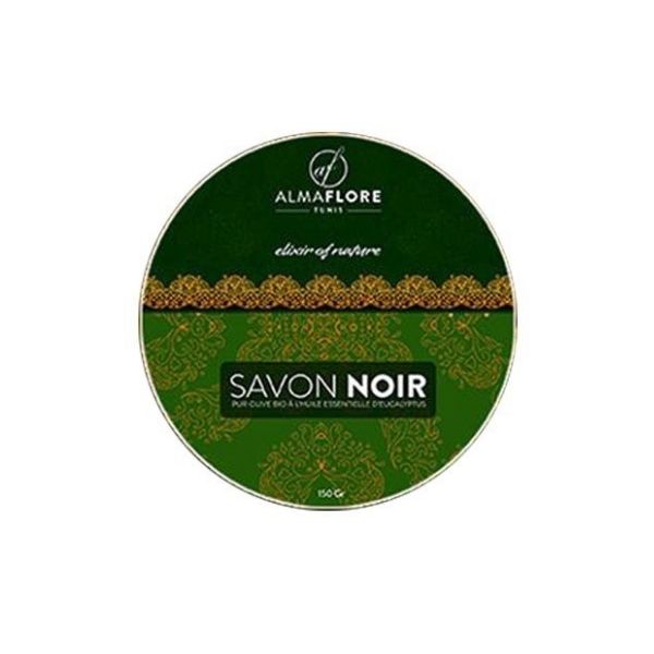 ALMAFLORE SAVON NOIR A L'EUCALYPTUS 150 GR
